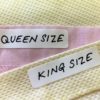 Laundry labels for bedding