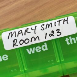 Laundry labels with marker