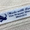 Prayer shawl ministry sewing label