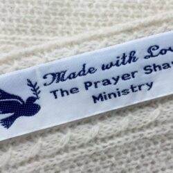 Prayer shawl ministry sewing label