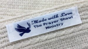 Prayer shawl ministry sewing label