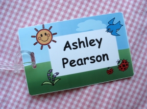 Kids Bag Tag, Custom Bag Tags