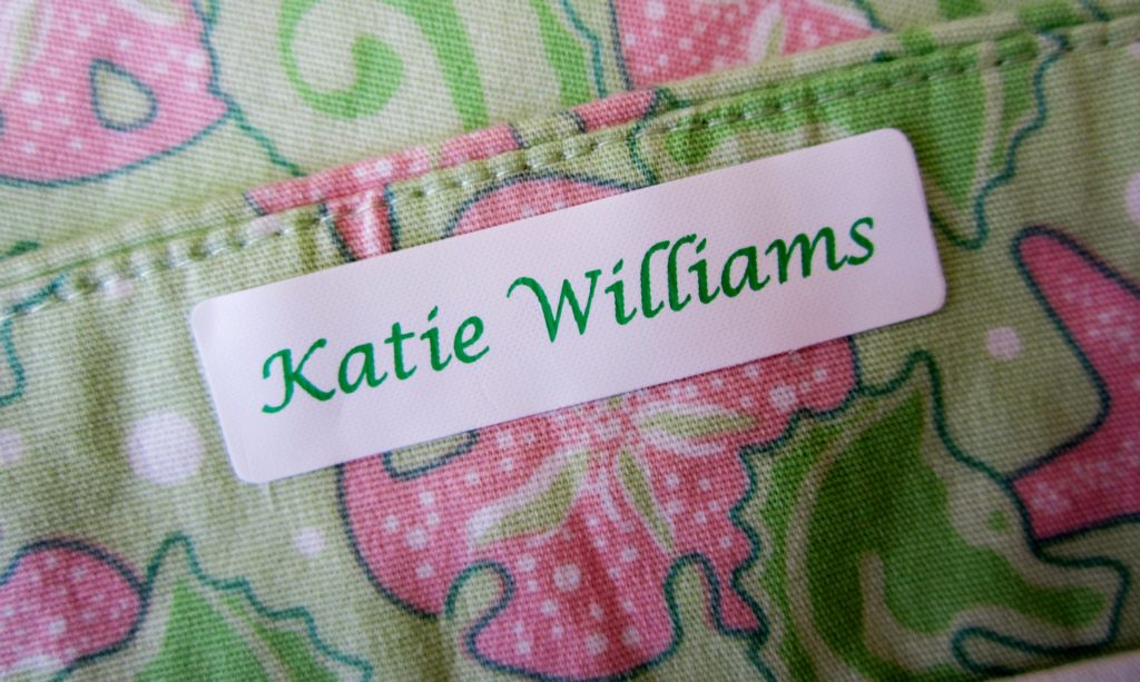 Great for daycare or camp Iron on Labels 100 Iron on Clothing Labels school Camp Clothing Labels
