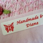 iron on clothing  labels for crafts