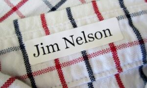 iron on clothes labels