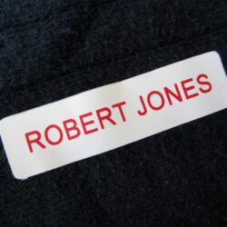 iron on clothing labels