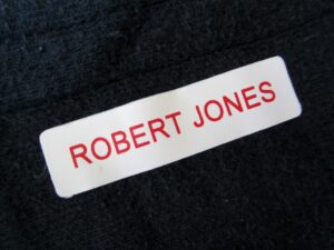 iron on clothing labels