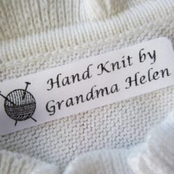 satin labels for handmade items