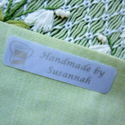 soft satin labels for crafts
