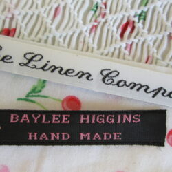 Uncut Custom Clothing Labels Personalized Fabric Labels, Sew in