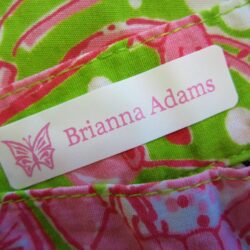 iron on clothing labels