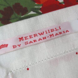 Sewing labels and embroidered labels