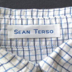 Iron on fabric labels