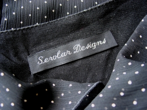 Iron-On Clothing Labels: Dots Iron-On Labels