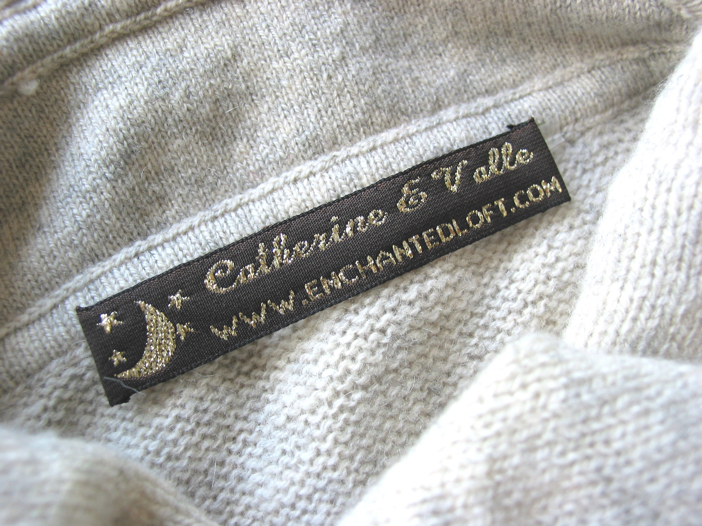 Stick on shoe name labels