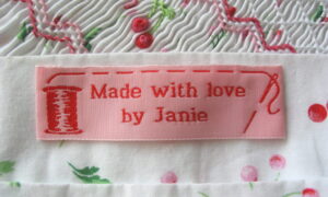 custom sewing labels for handmade items