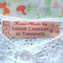 custom sewing labels in low minimums