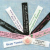 sew in woven clothing labels